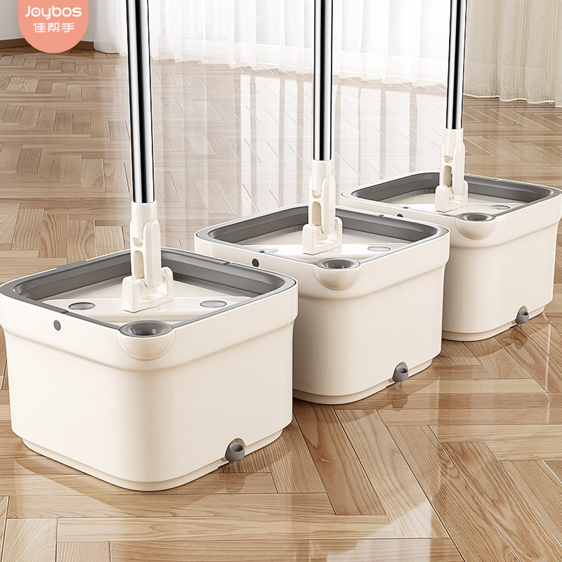 Canon hand free hand washing slop mop Home 2022 new automatic one trailing net flat plate towed deity mound mop-Taobao