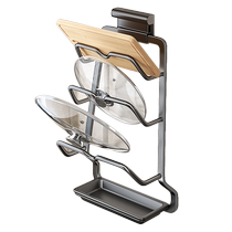 Canon Hand lid shelf wall-mounted Perforated Kitchen Shelving Kitchen Shelving Multifunction Placer Space Aluminum Containing deviner