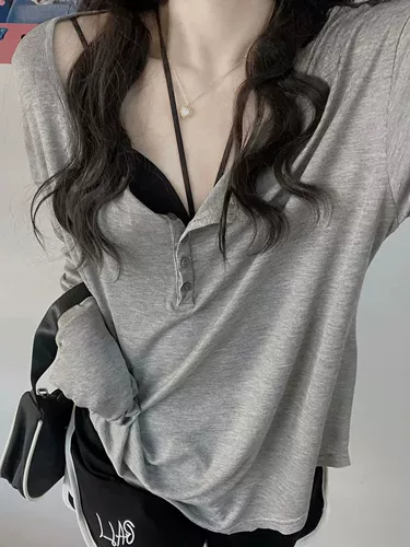 Летний лонгслив, свободный крой, городской стиль, французский стиль, защита от солнца