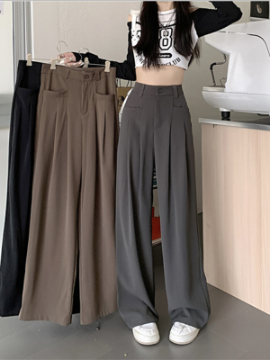 taobao agent Thin autumn suit, casual trousers, 2023 collection, high waist