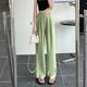 Summer casual wide-leg pants women's 2022 new suit pants high waist drape thin simple loose straight pants