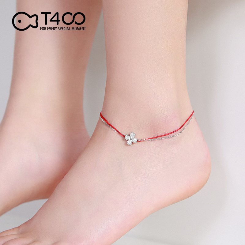 Chaine de cheville Femme T400 en Argenterie - Ref 3104029 Image 3