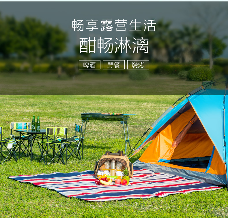Giải trí ngoài trời thảm dã ngoại mat ngoài trời lều lều không thấm nước dày lên mở rộng thảm cỏ dã ngoại - Thảm chống ẩm / Mat / Gối thảm xốp trải sàn