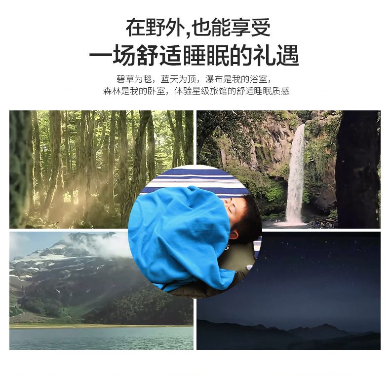 YODO túi ngủ lông cừu giải trí mùa xuân và mùa hè ngoài trời siêu dày phong bì loại túi ngủ mùa hè - Túi ngủ túi ngủ madfox