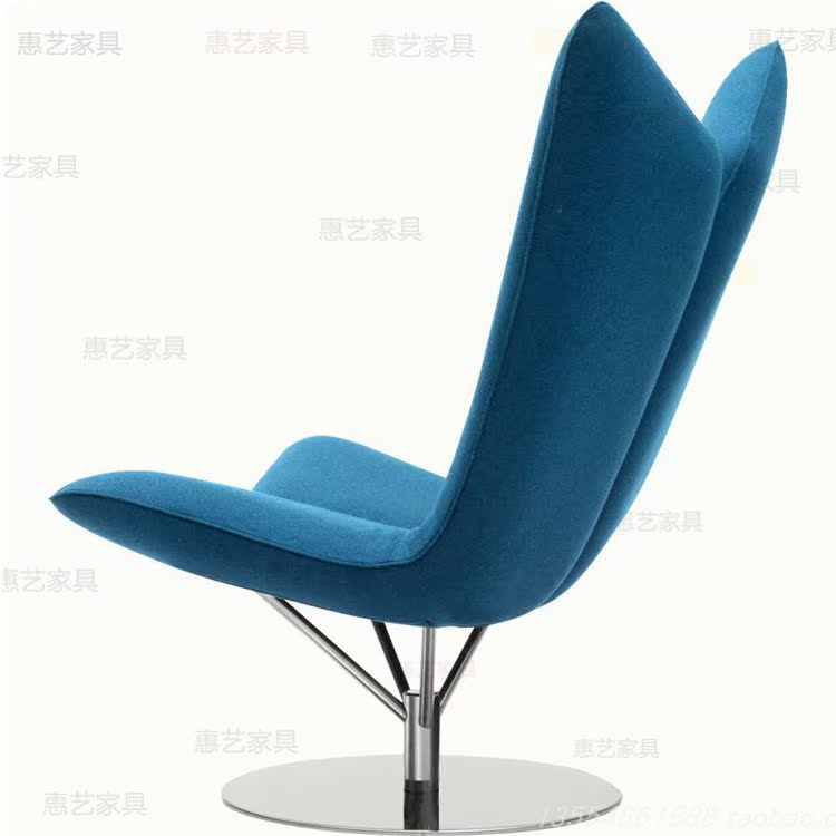 Angel Angel Shaped Lounge Ghế Nhà thiết kế Bắc Âu Câu lạc bộ Khách sạn sáng tạo Trang trí lắp ráp mềm Phim và nội thất TV ghế đẩu
