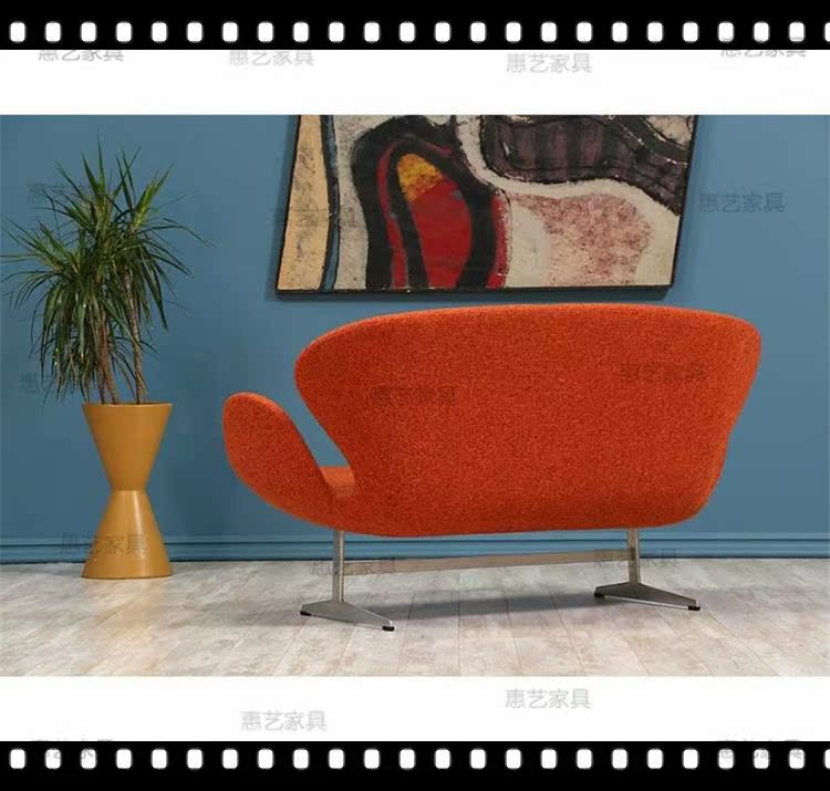 Sofa thiên nga sofa Bắc Âu đơn giản thời trang thiết kế sáng tạo sofa giải trí FRP đồ nội thất ghế nằm thư giãn