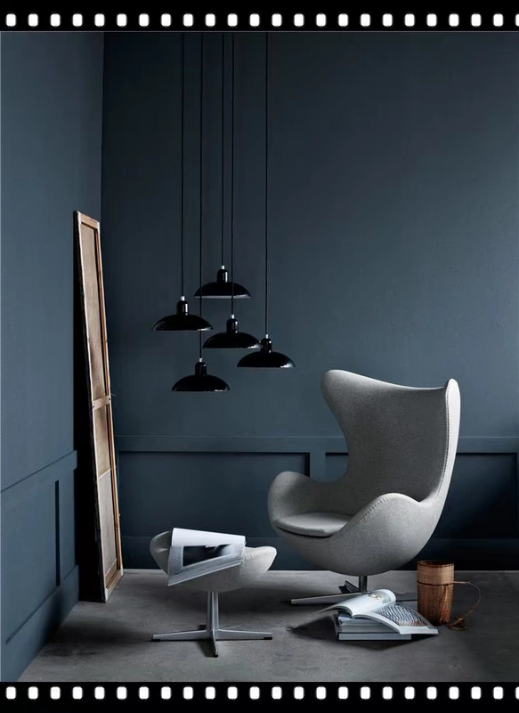 Ghế Eggshell Ghế thoải mái Ghế Anle Ghế Bắc Kinh Lying Lounge Ghế Đan Mạch Nhà thiết kế sáng tạo Nội thất hình FRP