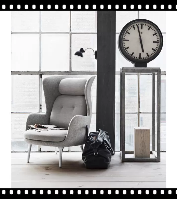 Ghế Sofa Ghế thoải mái Ghế Anle Ghế Bắc Kinh Lying Lounge Ghế Đan Mạch Nhà thiết kế sáng tạo Nội thất hình FRP ghế phòng khách