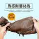 Jusen Kangaroo Men's Chest Bag ຫນັງແທ້ຂອງ shoulder Bag Youth Cowhide Men's Bag Messenger Bag Casual Leather Bag Small Backpack Bag