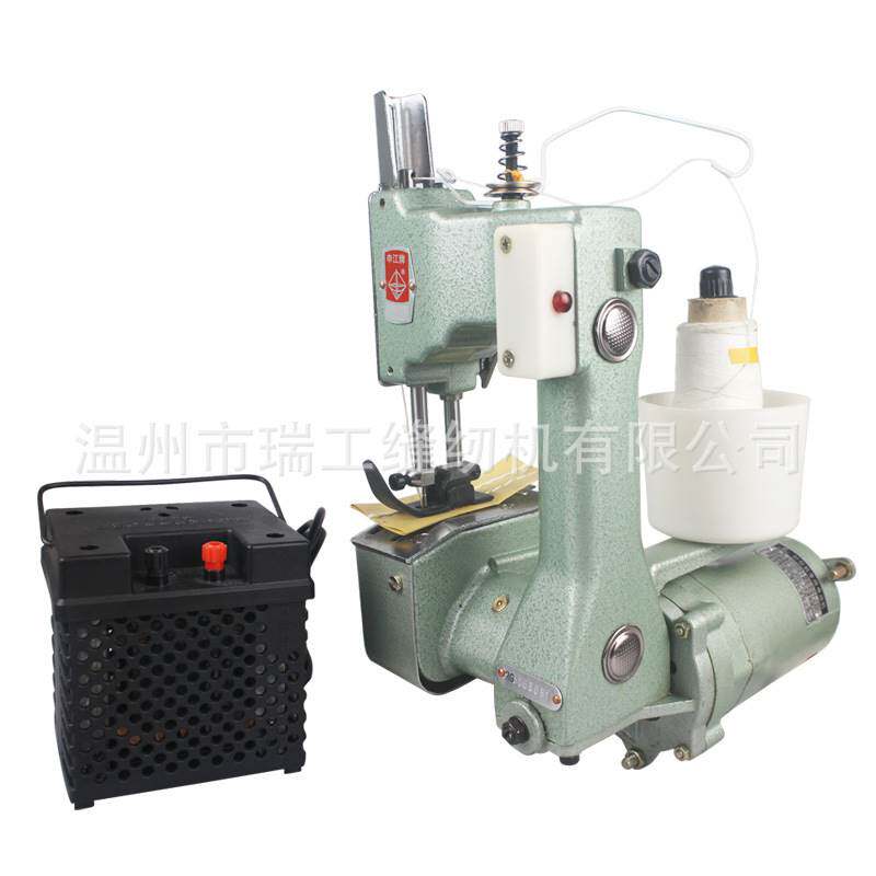 Manufacturer supply Shenjiang card GK9-1 portable electric 36V Enveloping Machine Stitch machine knitting bag sealing machine