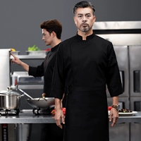 Черный (топ + фартук)