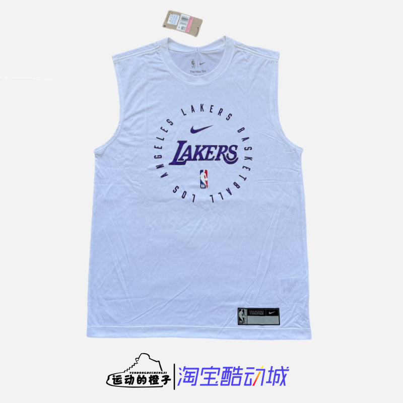 Nike Los Angeles Lakers Men's Quick-Drying Basketball Training Sports Sleeveless Vest Hf1964-100-504