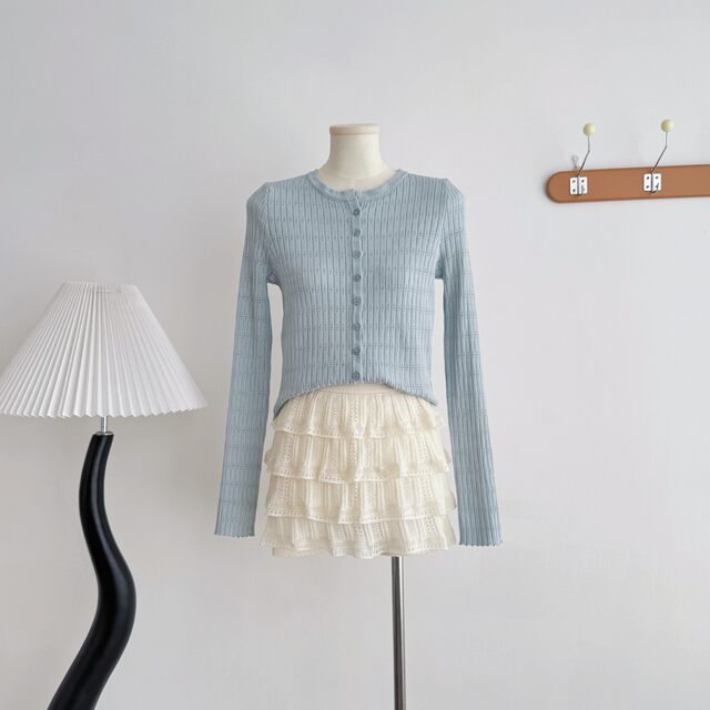 Lin Xi Xi Lilith 60-Count Ultra-Fine Wool Girl's Crochet Cake Skirt