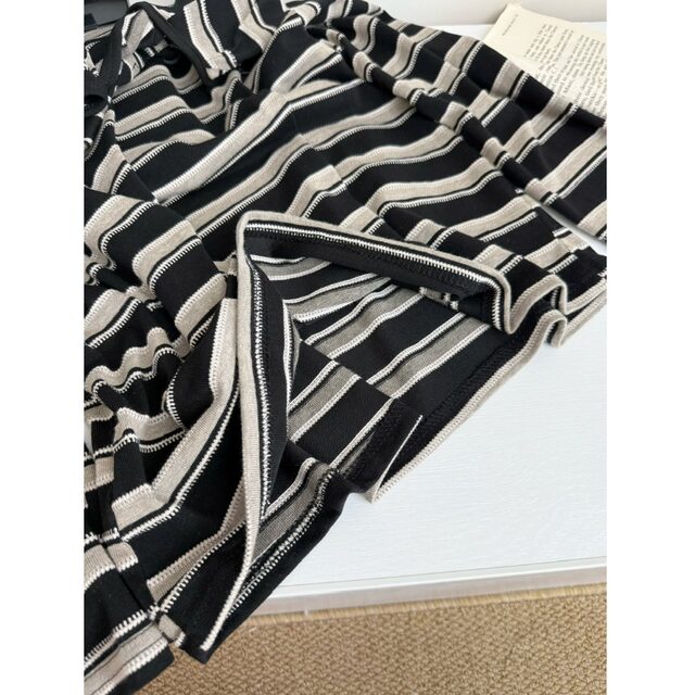 Lin Xiasha Paper-Thin Striped Lazy Style Striped Long-Sleeve T-Shirt