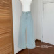 Lin Xi Xi's Special Blend of Milk Blue Baby Jeans, Casual, Loose, Slimming, Comfortable Straight-Leg Jeans for Women