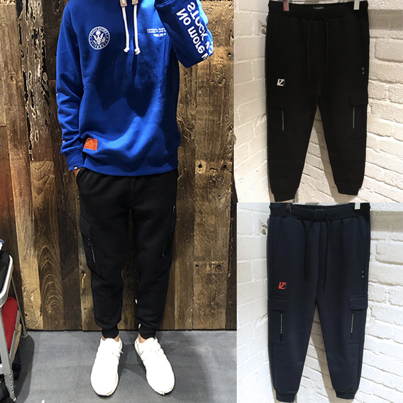 Hong Kong Tide Store IZZUE 20 Autumn Men's Clothing Pure Pocket Paper Bench Leisure Pants 6720