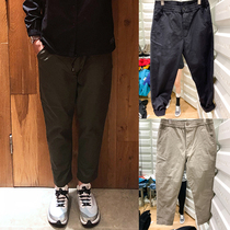 Hong Kong tide shop CHOCOOLATE autumn and winter mens elastic waist drawstring slim leg casual pants 6091