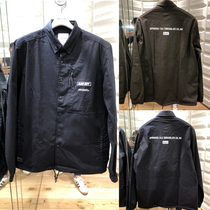 Hong Kong Tide Shop CHOCOOLATE Autumn Winter Mens Alphabet Printed Bunch Sleeve Casual Shirt 8148