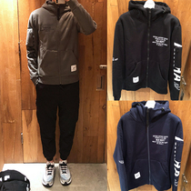 Hong Kong tide shop CHOCOOLATE autumn and winter mens letter printing casual hooded trendy sweater jacket 3452