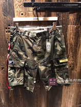 Hong Kong Special cabinet IZZUE ARMY 21 xia Xia male letter with camouflatable pocket tooling shorts SP 6307
