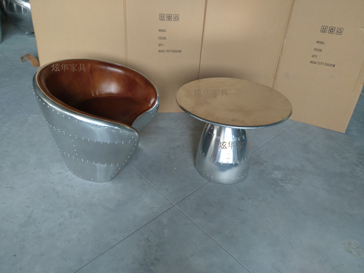 Bàn ghế nhôm LOFT Bàn nấm nhôm bàn cà phê góc vài bên một vài số điện thoại cá tính - Đồ nội thất thiết kế bộ sofa phòng khách