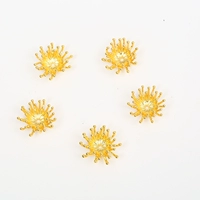 Золотые бусины, 15mm, 6mm