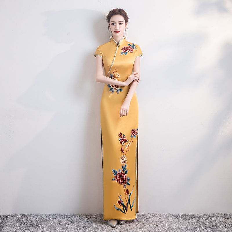 Cheongsam, long rostometer, 2019