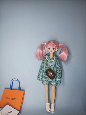 taobao agent Blythe Xiaobu 12molly six -point shoulder -handed skin bag PUOB11FR Barbie Keer BJD doll accessories