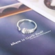 Mở nhẫn nữ sinh viên Nhật Bản và Hàn Quốc hipster cá tính sterling bạc nhẫn đôi ngón tay nhẫn để nhẫn nhẫn đuôi nam nhẫn lông voi nam