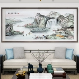 Fuchun Mountain Jetu Новая китайская кросс -вышивка 2024 Новая полная вышитая китайская живопись