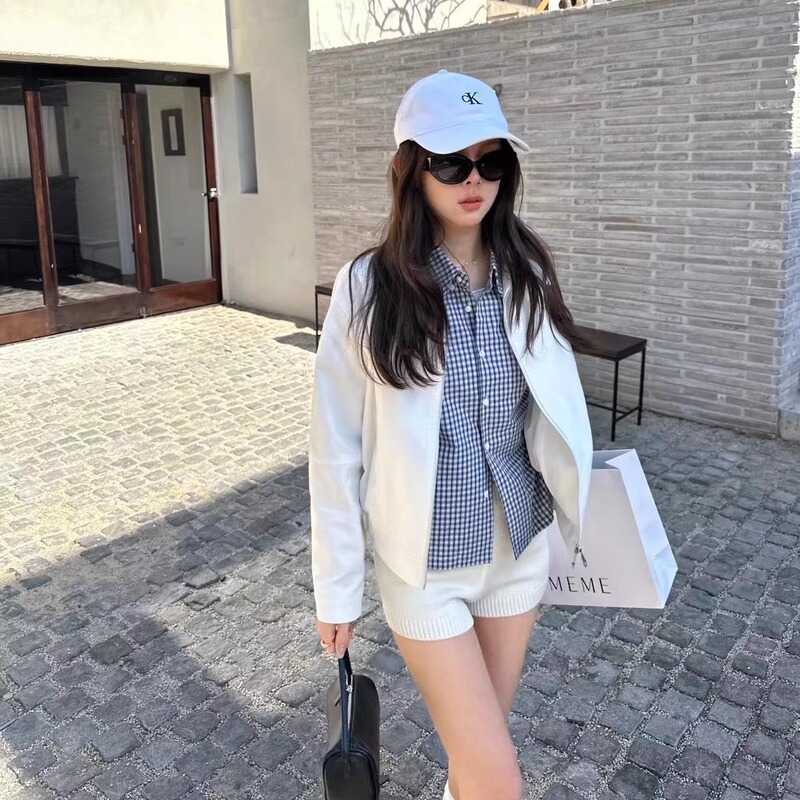 Second Korean School Art Student/Lazy and Relaxed Style Lapel Jacket Coat Top 2026 New Model Da Meng Genuine
