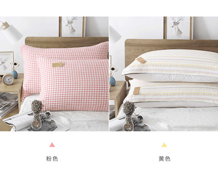 Đại lý không huỳnh quang lưới gối khăn bông ba lớp gạc cặp gối người lớn khăn đôi gối khăn gấp bốn mùa khăn choàng gối