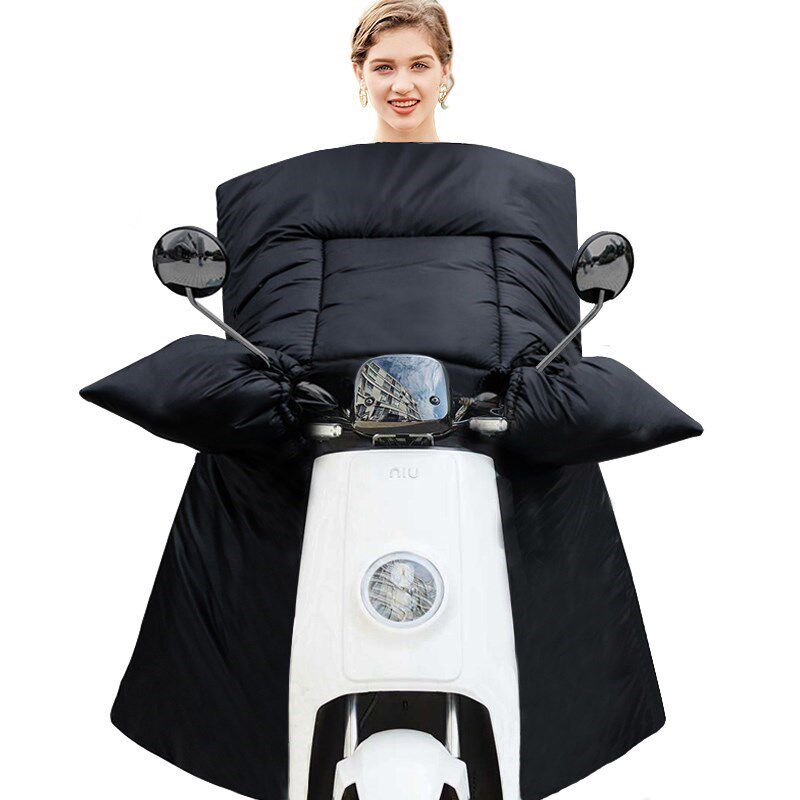 Warm cover winter electric car wind shield autumn double face waterproof and rain-proof electric bicycle cute male and female winter electric bicycle