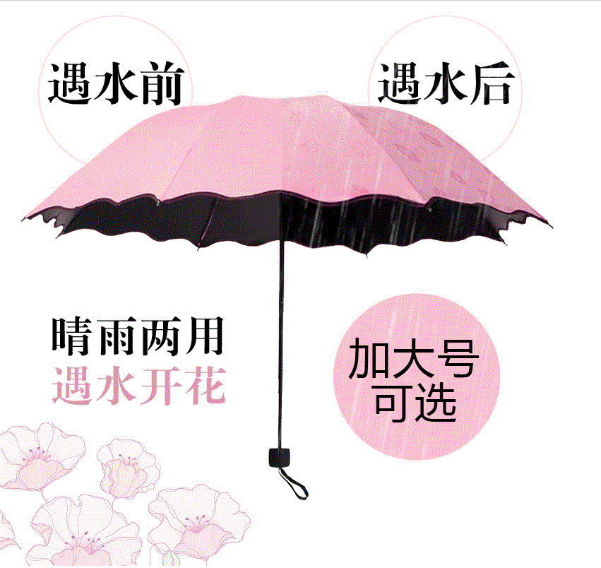 2020 new pig Tai Shuai sun umbrella female vinyl dual-use sun umbrella sun protection UV folding parasol