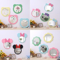 Kindergarten mirror wall hanging children cartoon cute bathroom wall wall decoration