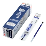 Ченгуанские канцелярские канцелярские товары нейтральные ручки женские ученики начальной школы Черно -синий и красный 0,35 0,38 0,5 1.0