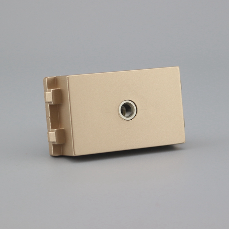 Champagne Gold 128 Type Welt Free 3 5mm Headphone Module Headphone Audio Module Socket 86 Assorted Audio Module