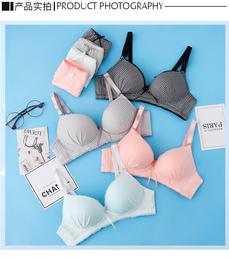 Dễ thương cô gái Nhật Bản mùa hè phần mỏng không có vòng thép áo ngực sexy thu thập trường trung học cao đẳng của phụ nữ bộ đồ lót phụ kiện thời trang nữ
