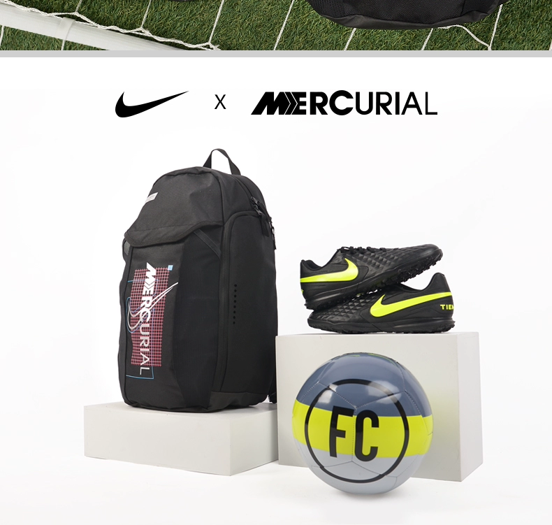 Nike Ba lô nam Ba lô Mercurial Bóng đá Thể thao Đào tạo Ba lô Du lịch Học sinh Học sinh BA6556 - Ba lô