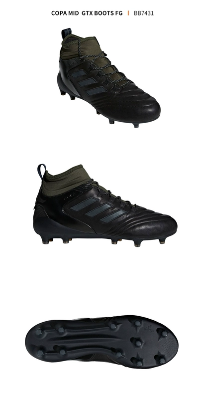 Adidas Adidas COPA MID GTX FG móng tay dài đinh nam bóng đá cỏ tự nhiên BB7431 - Giày bóng đá