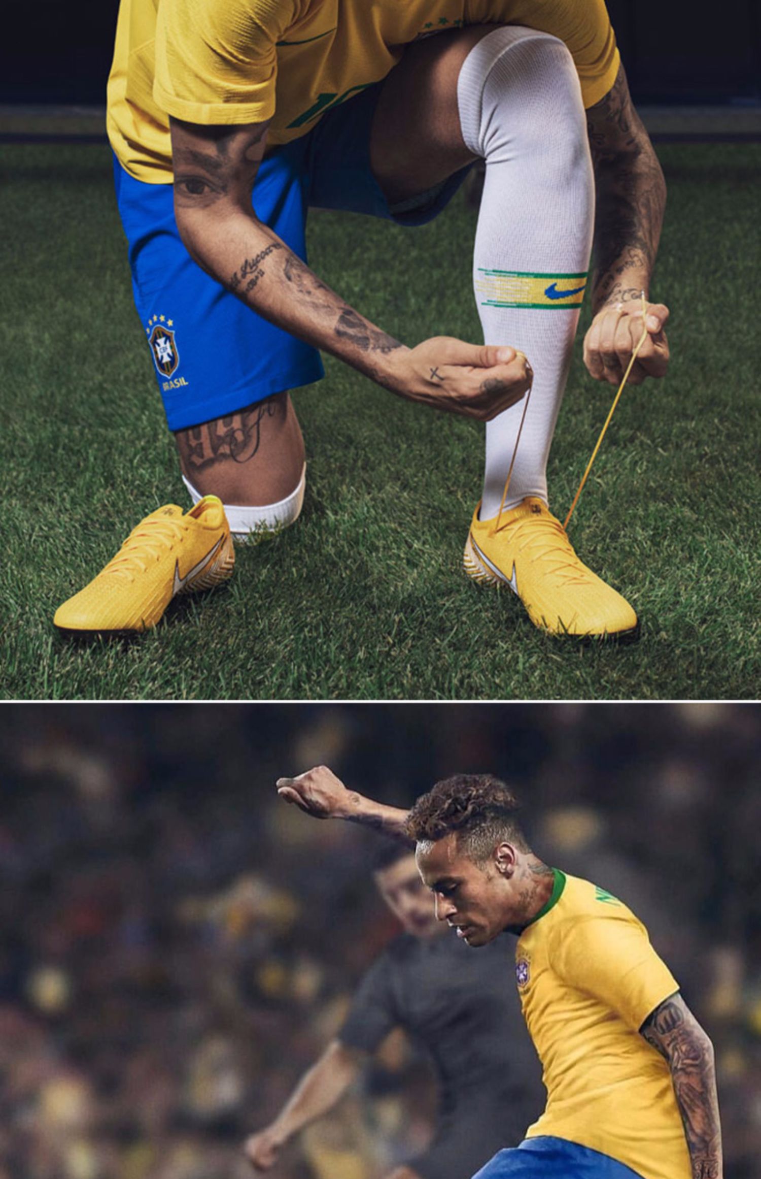 NIKE Nike VAPOR 12 NJR AG-R nail Nymar cỏ nhân tạo nam thấp để giúp giày bóng đá AQ9239 - Giày bóng đá giày thể thao bitis nam