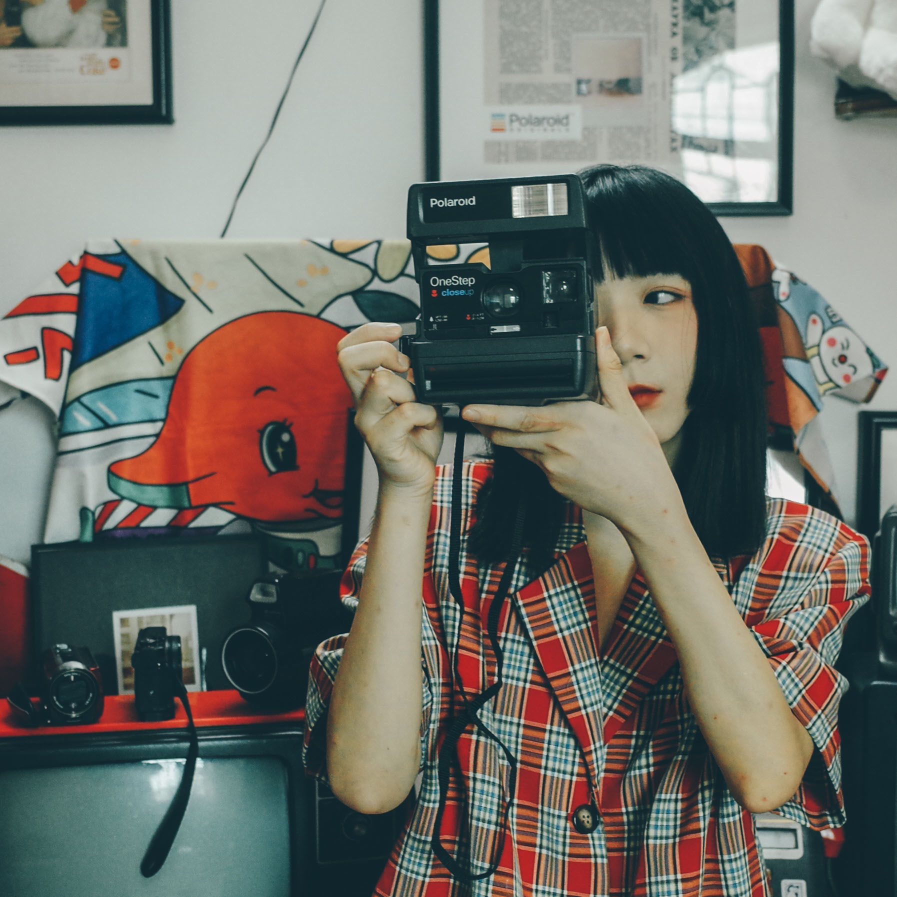 Strange Institute Polaroid2000 Polaroid Polaroid Camera Birthday gift custom vintage