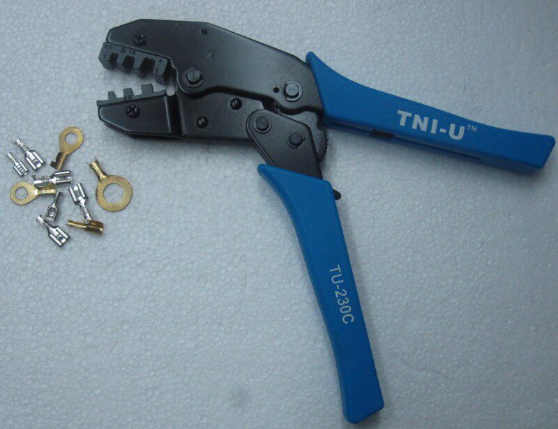 DeliuYou TU-230C crimping pliers 2 8 4 8 6 3 inserted spring terminal crimping pliers wire head wiring pliers