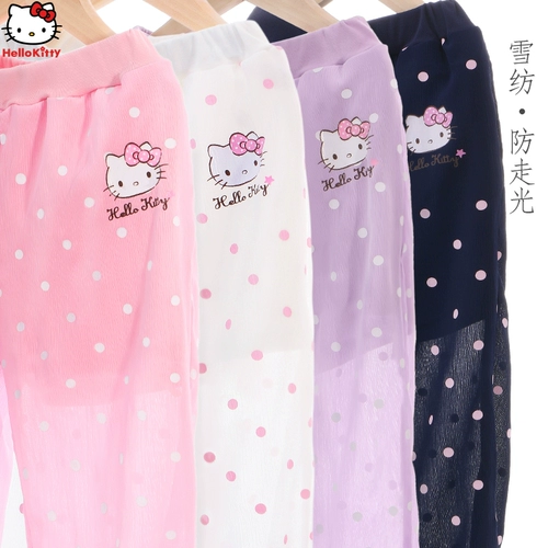 Hello kitty, средство от комаров, шифоновые штаны, защитное белье, лампа, летний фонарь, летние леггинсы, защита от солнца, свободный крой