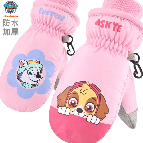 Детские лыжные удерживающие тепло водонепроницаемые дорожные ветрозащитные перчатки для раннего возраста, для игры в снежки