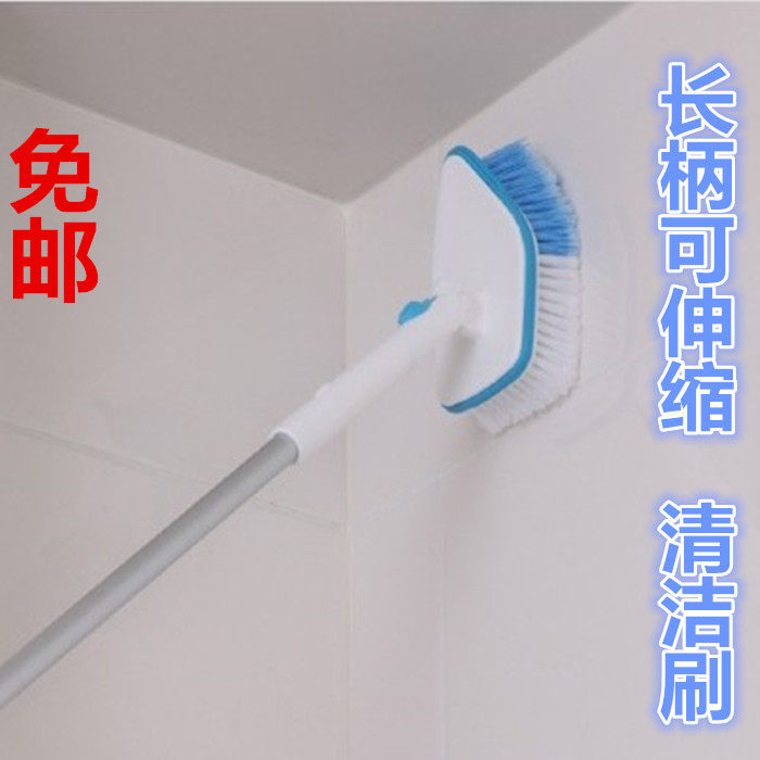JAPAN AISEN LONG HANDLE BATHROOM CLEANING BRUSH GLASS BRUSH RETRACTABLE WALL BRUSH TILE BATHTUB FLOOR TILE GAP BRUSH