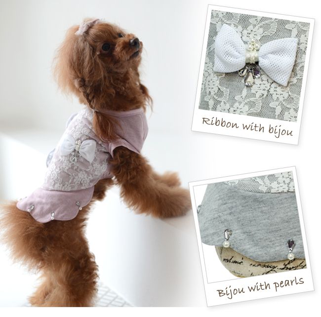 Spot chó cưng Nhật Bản mùa xuân và mùa hè ren mỏng trang trí rhinestone váy vest - Quần áo & phụ kiện thú cưng áo cho poodle