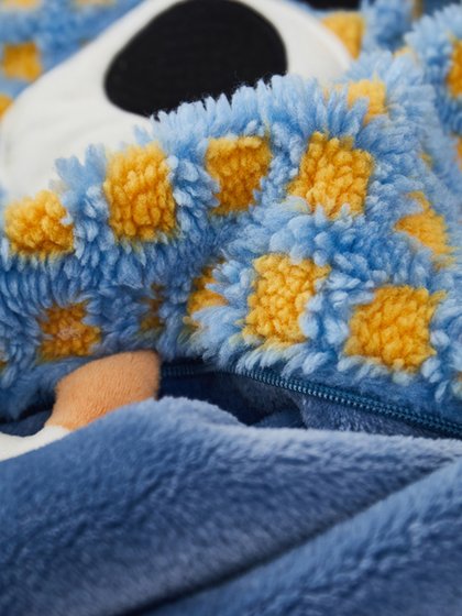 网红多巴胺手拎抱枕被子两用汽车靠垫二合一办公室午睡毯子空调被