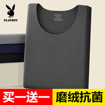 Flower Playboy Antibacterial no-mark Warm Underwear Mens Thin autumn Winter Garsuede Autumn Clothes Autumn Pants Suit Teenagers