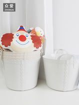 Japanese-style large dirty clothes basket bathroom dirty clothes storage basket clothing toys sundries basket dirty clothes basket